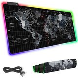  Osvetljena XXL LED RGB računalniška podloga za miško in tipkovnico 90x40cm | Shoptok.si