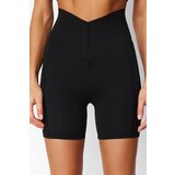 Trendyol Black 2nd Layer Tummy Extra Firming Knitted Sports Shorts Tights Cene