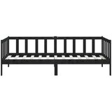  Dnevna postelja črna trdna borovina 90x200 cm, (20644080) | Shoptok.si