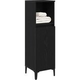  Ormar za kupaonicu Crna Hrast 30x30x100 cm Konstruirano drvo | shoptok.hr