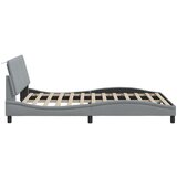 vidaXL okvir za krevet bez madraca svjetlosivi 140 x 190 cm od tkanine | shoptok.hr