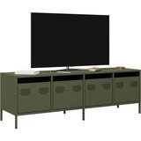 vidaXL TV omarica olivno zelena 135x39x43,5 cm hladno valjano jeklo Cene