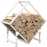  Stalak za drva bijeli 50x25x50 cm hladno valjani čelik | Eponuda.ba
