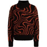 WE Fashion Pulover oranžna / črna | Shoptok.si