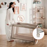 Lionelo putni krevetić 2u1 Amelie, Beige Sand | shoptok.hr