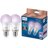 Komplet od 2 prigušive LED RGB sijalice Philips SMART A60 E27/12,5W/230V 2200-6500K