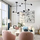 Toolight Stropni luster APP1708-4CP BLACK + GOLD | shoptok.hr