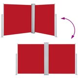  Uvlačiva bočna tenda 120 x 1000 cm crvena | shoptok.hr