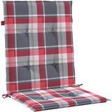  Jastuci za stolice 2 kom crveni karirani 100x50x3 cm od tkanine | shoptok.hr