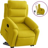  Naslonjač na podizanje žuti baršunasti | shoptok.hr