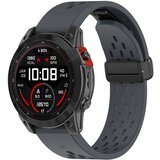 INF 22 mm silikonski trak za garmin epix pro 47 mm/fenix 7/Fenix 7 pro darkgrey, (21235989) | Shoptok.si