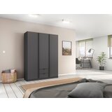 Rauch Möbel omara s klasičnimi vrati, siva | Shoptok.si