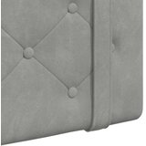  Držeće uzglavlje Zidne Svijetlo siva 90 x 55 x 5 cm Baršun - Svjetlosiva 80 cm bez LED | shoptok.hr
