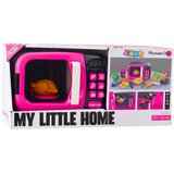  Microwave Toy For Kids Food 360 Rotation Lights Sounds Pink | Shoptok.si