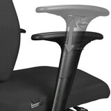 MID.YOU VRTLJIVI STOL tekstil črna | Shoptok.si