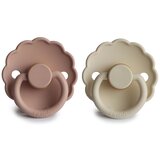 FRIGG® tolažilna duda - lateks Daisy 0-6 m blush/cream | Shoptok.si