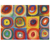 Puzzle 1000 KOM TUBA ART.12 WASSILY KANDINSKY "SQUARES WITH CONCENTRIC CIRCLES" INTERDRUK | Shoptok.si