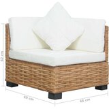  Kutna sofa od prirodnog ratana s jastucima | Eponuda.com