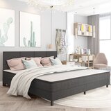 Maison Chic posteljno vzglavje - vzglavna omarica - nočna omarica temno sivo blago 200x200 cm, (21705438) | Shoptok.si