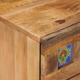  Noćni ormar Prirodna 50 x 33 x 62 cm Čvrsto drvo manga | shoptok.hr