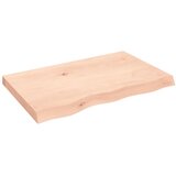Stolna ploča 80x50x(2-6) cm od netretirane masivne hrastovine | shoptok.hr