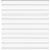 vidaXL Zebra senčilo bela 150x100 cm tkanina širina 145,9cm poliester | Shoptok.si