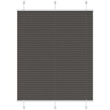 vidaXL Plisirana roleta crna 105x150 cm širina tkanine 104,4 cm | shoptok.hr