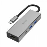 Hama USB-C Multiport Hub: 2 X USB-A, USB-C I HDMI 113470 Cene