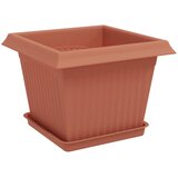  Saksije za biljke 24 pcs Crvena cigla 23 x 23 x 17,5 cm | shoptok.hr