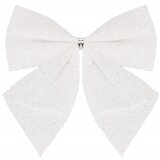  Set Božićnih mašni 11 × 11 cm - Bijele (3 komada) | shoptok.hr
