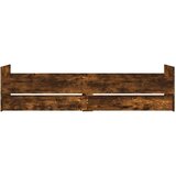  Okvir kreveta s ladicama boja dimljenog hrasta 90 x 190 cm | shoptok.hr