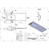 Miraggio Umivaonik Della 1200 L | shoptok.hr