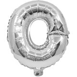Procos Folija balon u obliku slova, srebrne boje – slovo O 32 cm | shoptok.hr