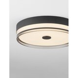 Nova Luce Mat črna jeklena LED zatemnitvena stropna svetilka Helios – | Shoptok.si