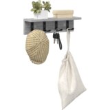 vidaXL Nadwyčajna obešalnik za plašče Siva sonoma 40 x 10.5 x 10.5 cm | Shoptok.si