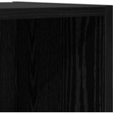 vidaXL Stenski TV kabinet s polico 4 pcs Črni hrast 37 x 37 x 107.5 cm | Shoptok.si