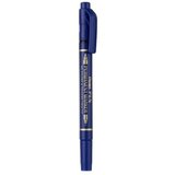 Pentel marker n-75 twintip 0.3/1.2 plavi ( p.n75c ) Cene