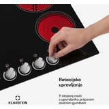 Klarstein Staklokeramička ploča za kuhanje EasyCook | 4 zone za kuhanje | 5800 W | 11 razina snage | 60 cm | shoptok.hr