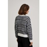 Marisse Black And White Turtleneck Sweater | shoptok.hr