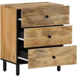  The Living Store Nočna omarica 50x33x60 cm trden mangov les - Nočna Omarica, (21453643) | Shoptok.si