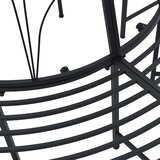  Klupa pod drvetom 8-Broj sjedala Ø 160 x 89 cm Čelik Crna | shoptok.hr