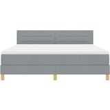  Krevet s box springom s madracem svjetlosive boje 180x200 cm tkanina | shoptok.hr