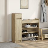 Ormarić za cipele boja hrasta 100,5x28x100 cm konstruirano drvo | Eponuda.com