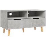TV ormarić siva boja betona 90 x 40 x 48,5 cm konstruirano drvo | shoptok.hr