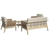 Ambia Garden LOUNGE GARNITURA akacija masivno | Shoptok.si