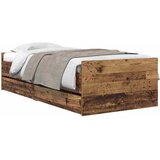  Krevetna konstrukcija Staro drvo 90 x 200 cm Čvrsto borovo drvo | shoptok.hr