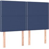  Krevet s oprugama i madracem plavi 140 x 190 cm od tkanine | shoptok.hr