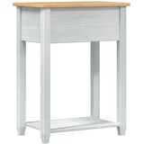  Konzolni stol Bijelo 55 x 35 x 73 cm Čvrsto borovo drvo | Eponuda.com