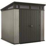 Keter pvc vrtna hiška keter aristan 77 (214 x 218 x 226 cm, iz umetnega materiala duotech, siva/antracit) Cene