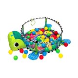  Edukativna prostirka/ vrtić za bebe s lopticama - kornjača - šarena | shoptok.hr